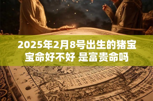 2025年2月8号出生的猪宝宝命好不好 是富贵命吗