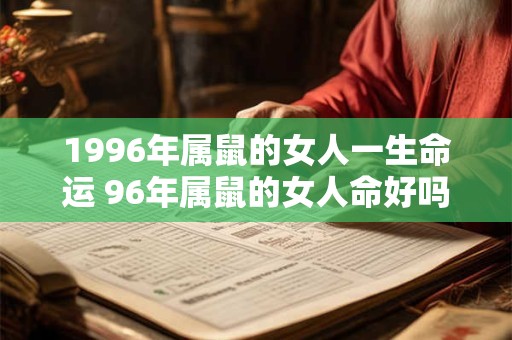 1996年属鼠的女人一生命运 96年属鼠的女人命好吗