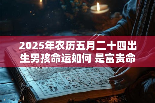 2025年农历五月二十四出生男孩命运如何 是富贵命吗