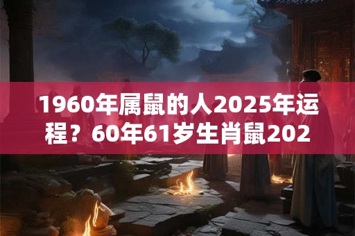 1960年属鼠的人2025年运程？60年61岁生肖鼠2025年运势