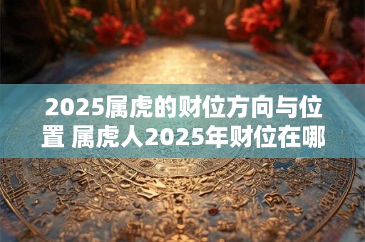 2025属虎的财位方向与位置 属虎人2025年财位在哪