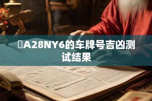 魯A28NY6的车牌号吉凶测试结果