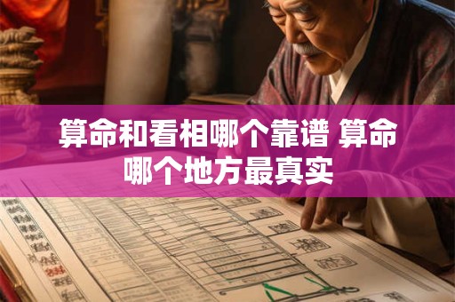 算命和看相哪个靠谱 算命哪个地方最真实