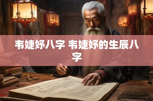 韦婕妤八字 韦婕妤的生辰八字