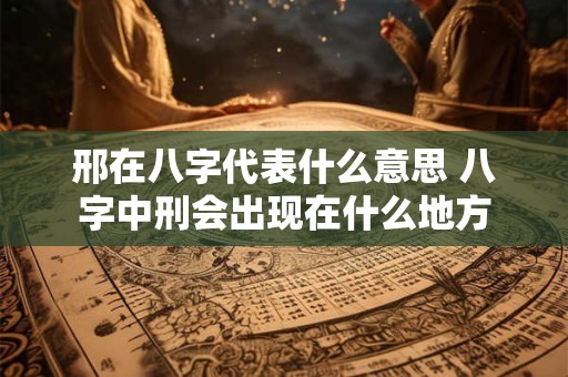 邢在八字代表什么意思 八字中刑会出现在什么地方