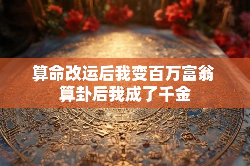 算命改运后我变百万富翁 算卦后我成了千金