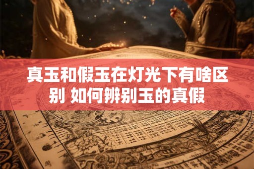 真玉和假玉在灯光下有啥区别 如何辨别玉的真假