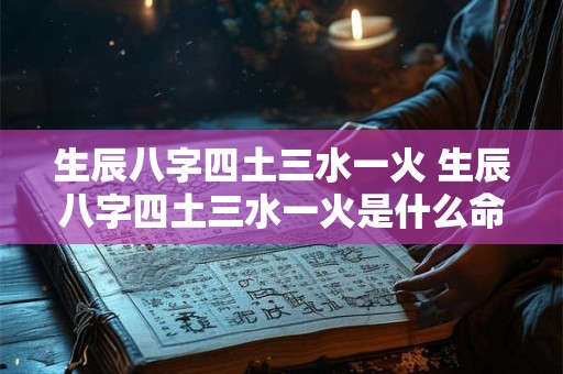 生辰八字四土三水一火 生辰八字四土三水一火是什么命