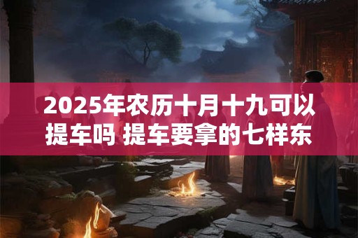2025年农历十月十九可以提车吗 提车要拿的七样东西