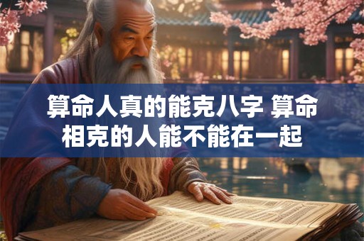 算命人真的能克八字 算命相克的人能不能在一起
