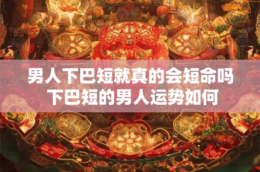 男人下巴短就真的会短命吗 下巴短的男人运势如何