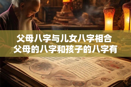 父母八字与儿女八字相合 父母的八字和孩子的八字有关系吗