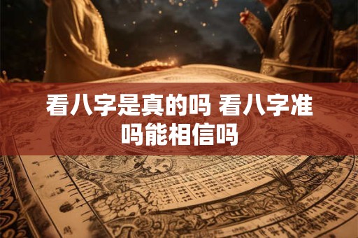 看八字是真的吗 看八字准吗能相信吗