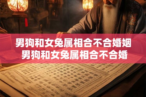 男狗和女兔属相合不合婚姻 男狗和女兔属相合不合婚姻好吗