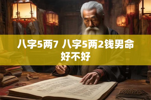 八字5两7 八字5两2钱男命好不好