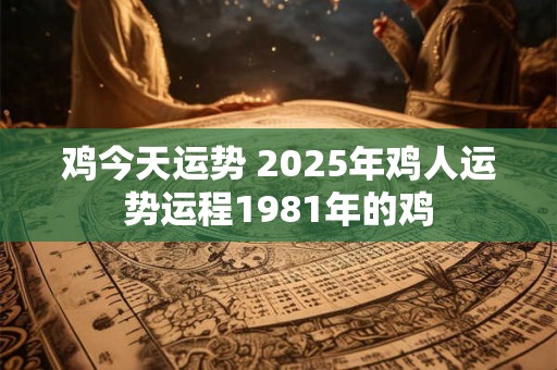 鸡今天运势 2025年鸡人运势运程1981年的鸡
