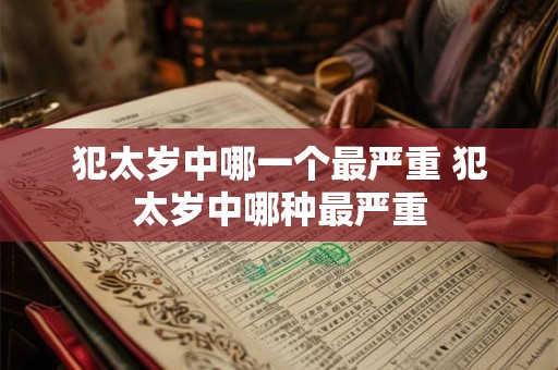 犯太岁中哪一个最严重 犯太岁中哪种最严重