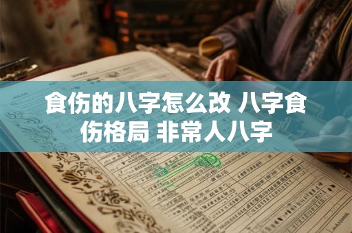 食伤的八字怎么改 八字食伤格局 非常人八字