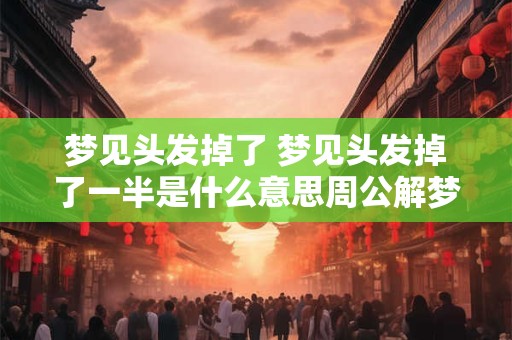 梦见头发掉了 梦见头发掉了一半是什么意思周公解梦