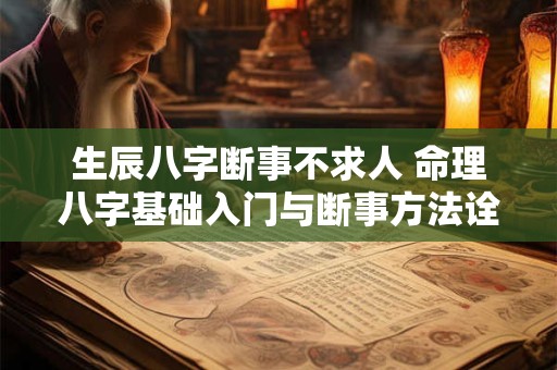 生辰八字断事不求人 命理八字基础入门与断事方法诠解新浪博客