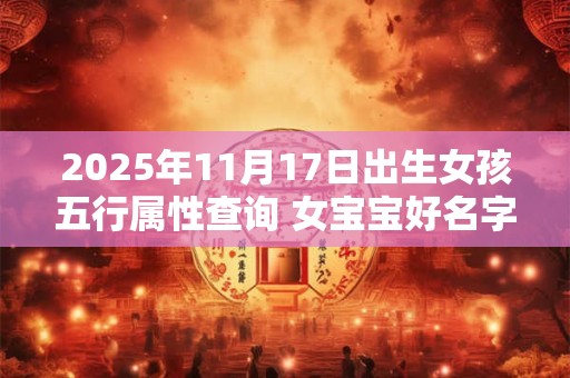 2025年11月17日出生女孩五行属性查询 女宝宝好名字合集