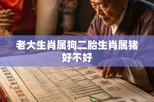 老大生肖属狗二胎生肖属猪好不好