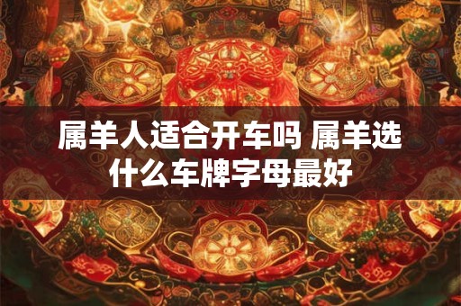 属羊人适合开车吗 属羊选什么车牌字母最好