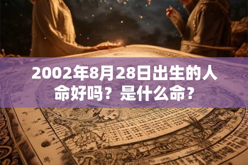 2002年8月28日出生的人命好吗？是什么命？