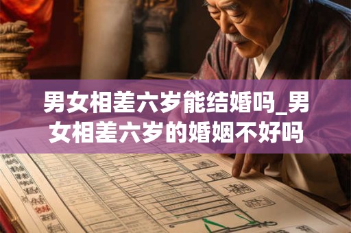 男女相差六岁能结婚吗_男女相差六岁的婚姻不好吗