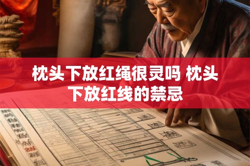 枕头下放红绳很灵吗 枕头下放红线的禁忌