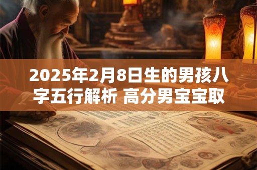 2025年2月8日生的男孩八字五行解析 高分男宝宝取名字