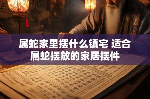 属蛇家里摆什么镇宅 适合属蛇摆放的家居摆件