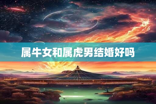 属牛女和属虎男结婚好吗