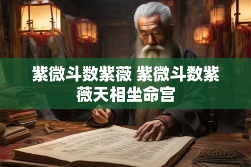 紫微斗数紫薇 紫微斗数紫薇天相坐命宫