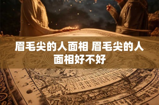 眉毛尖的人面相 眉毛尖的人面相好不好