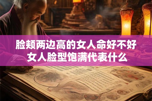 脸颊两边高的女人命好不好 女人脸型饱满代表什么