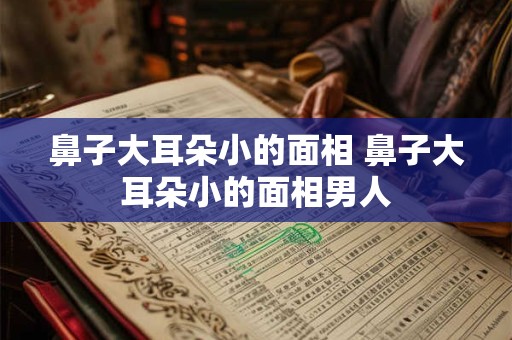 鼻子大耳朵小的面相 鼻子大耳朵小的面相男人