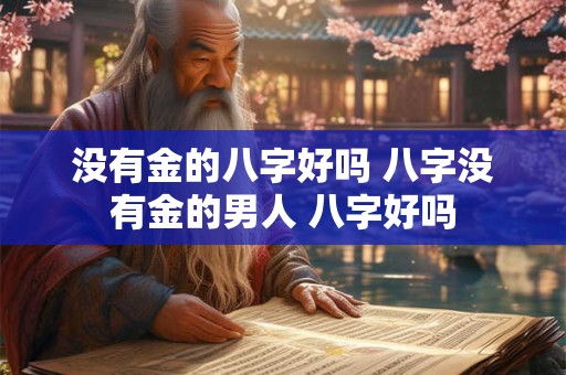 没有金的八字好吗 八字没有金的男人 八字好吗