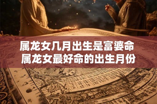 属龙女几月出生是富婆命 属龙女最好命的出生月份