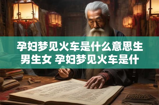 孕妇梦见火车是什么意思生男生女 孕妇梦见火车是什么意思