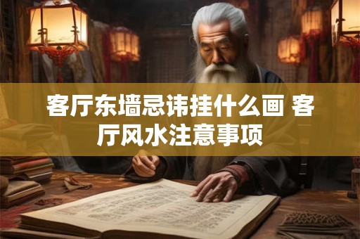 客厅东墙忌讳挂什么画 客厅风水注意事项