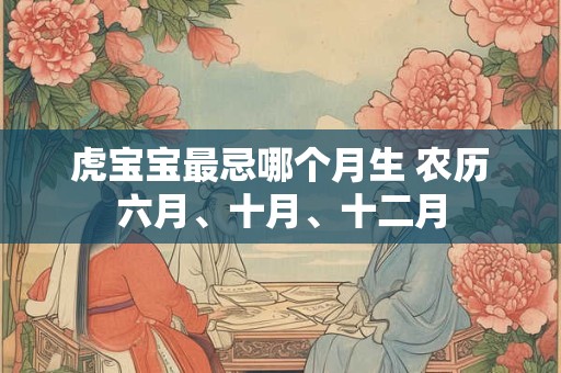 虎宝宝最忌哪个月生 农历六月、十月、十二月