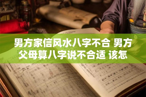男方家信风水八字不合 男方父母算八字说不合适 该怎么办