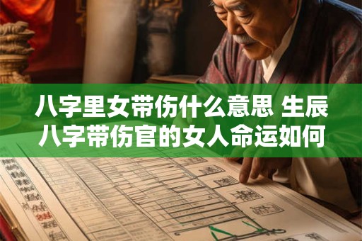八字里女带伤什么意思 生辰八字带伤官的女人命运如何