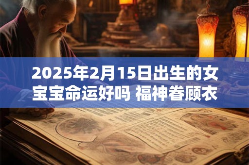 2025年2月15日出生的女宝宝命运好吗 福神眷顾衣食无忧
