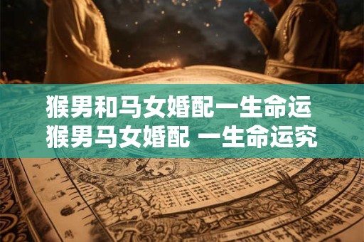 猴男和马女婚配一生命运 猴男马女婚配 一生命运究竟如何 猴男和马女婚配一生命运 猴男马女婚配 一生命运究竟如何