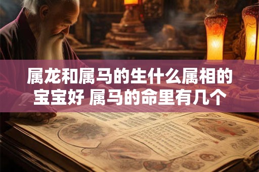 属龙和属马的生什么属相的宝宝好 属马的命里有几个孩子