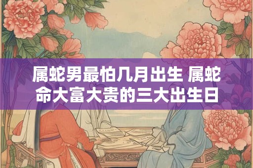 属蛇男最怕几月出生 属蛇命大富大贵的三大出生日