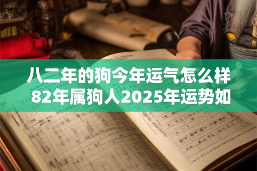 八二年的狗今年运气怎么样 82年属狗人2025年运势如何
