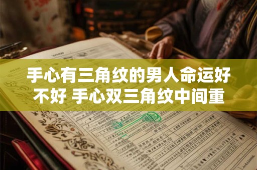 手心有三角纹的男人命运好不好 手心双三角纹中间重叠好不好